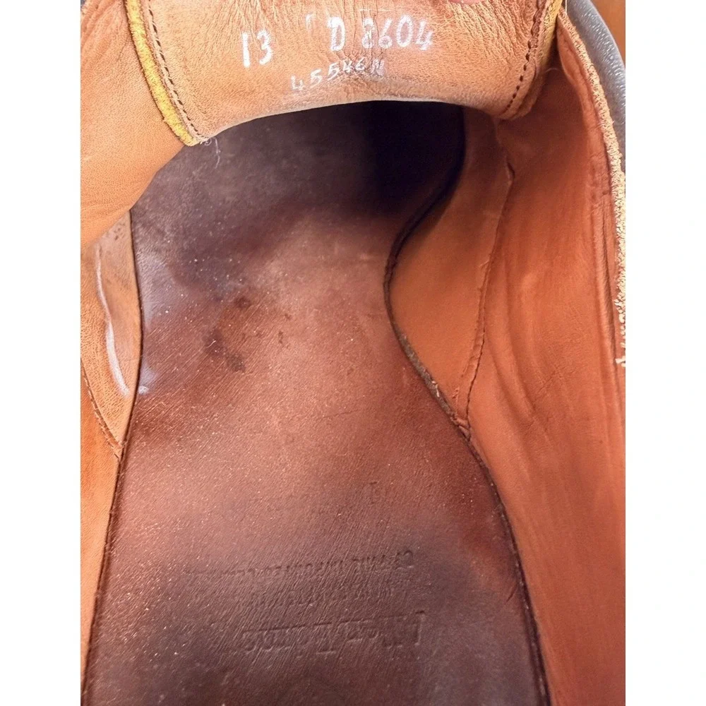 Allen Edmonds Madison Avenue Cap Toe Oxford Brown Leather Dress‎ Shoes 13D USA
